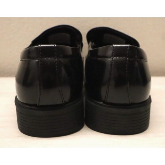 Bruno Marc Men's Sz 10W Black Patent Leather Cambridge-05 Slip-On Dress Loafers - Picture 4 of 15